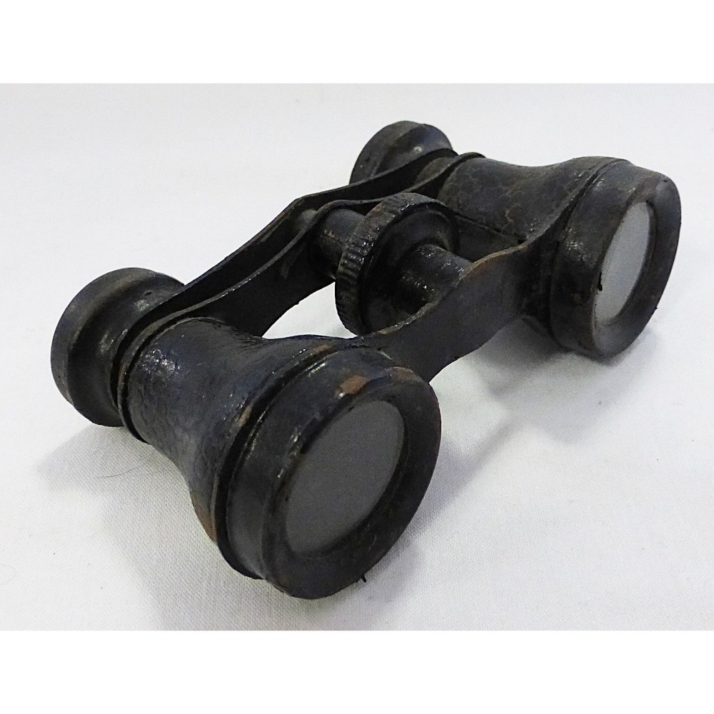 Vintage small opera binoculars germany steampunk rustic black gothic